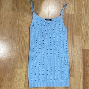 Brandy Melville blue tank top in a size small.
